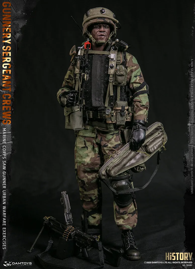 DAM Toys - Marine Corps Saw Gunner Urban Warfare Exercises - Gunnery Sergeant Crews